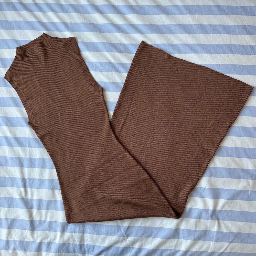 NWT Enza Costa Silk Sweater Knit Mockneck Dress - $325 MSRP